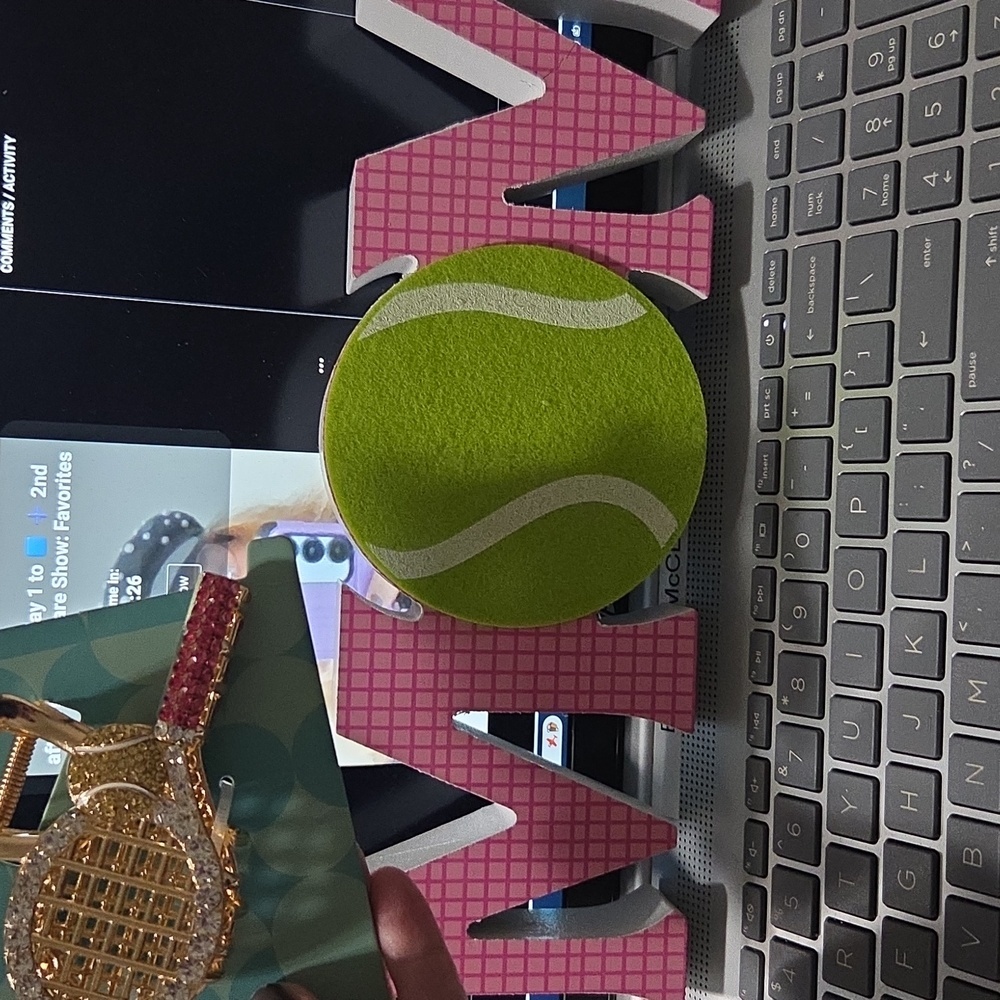 Tennis Mom Decor & Hair Clamp
